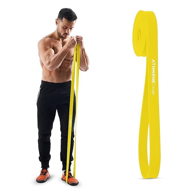 Athmonk Resistance Bands for Workout - Power Loop Exercise Band - Stretch Bands for Workout - Pull Up Band